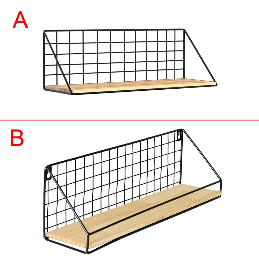 DecorBites™ Wall Mounted Storage Shelves and Baskets