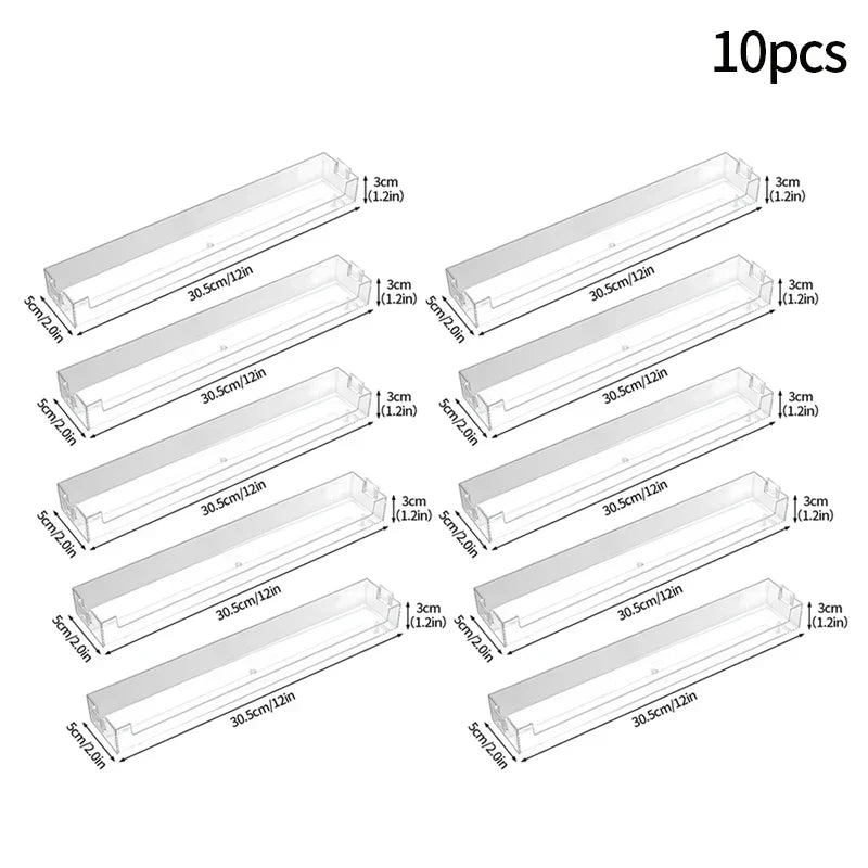 DecorBites™ Wall Mounted Transparent Storage Rack for Figures