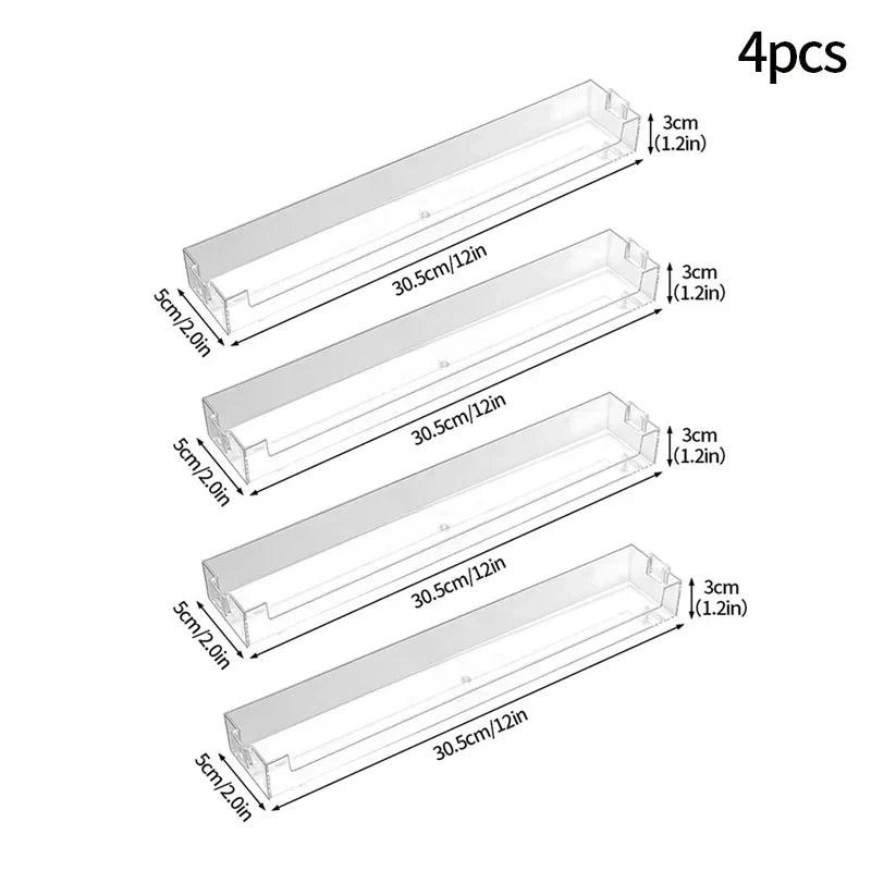DecorBites™ Wall Mounted Transparent Storage Rack for Figures