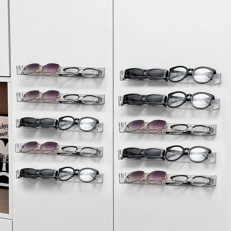DecorBites™ Wall Mounted Transparent Storage Rack for Figures