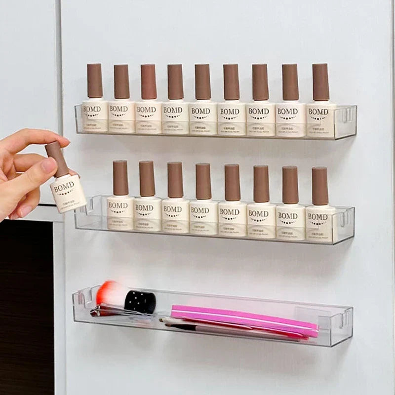 DecorBites™ Wall Mounted Transparent Storage Rack for Figures