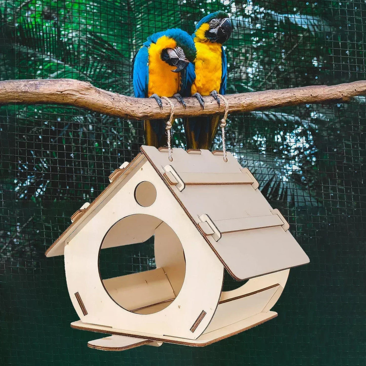 DecorBites™ Wooden Bird Feeders - DIY Outdoor Aviary