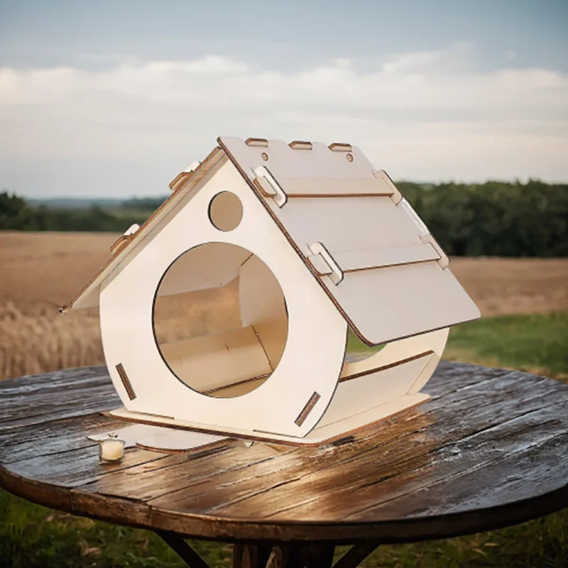 DecorBites™ Wooden Bird Feeders - DIY Outdoor Aviary
